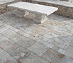 CODE 8: Paving with antique, squared Chalkidiki floor