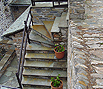 CODE 4: Staircase with turn and cobble, from Pelion stones