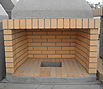 CODE 14: Middle fireplace, with Chech firebrick and partial coating