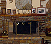 CODE 10: Fireplace coated with agonari, Karystou stone