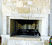CODE 8: Coated fireplace, with Peania stone