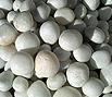 CODE 3: White pebble - sphere, 6-10 cm
