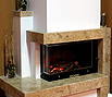 CODE 1: Energy fireplace, two-sided