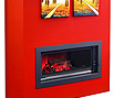 CODE 11: Energy fireplace, straight, 120cm, placed sideways