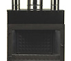 T65: Energy fireplace, straight, with cast iron door